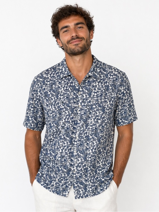 Tommy Bahama Other - Tommy Bahama Seashell Print Button Down Shirt XL Coastal Beach Nautical
